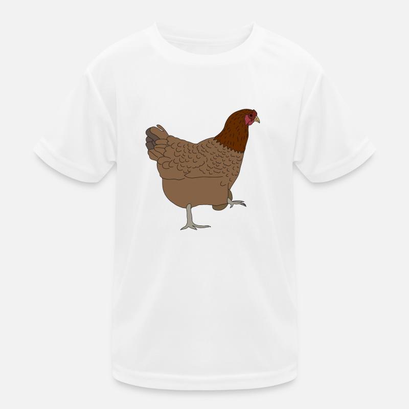 Huhn Kinder Funktions-T-Shirt