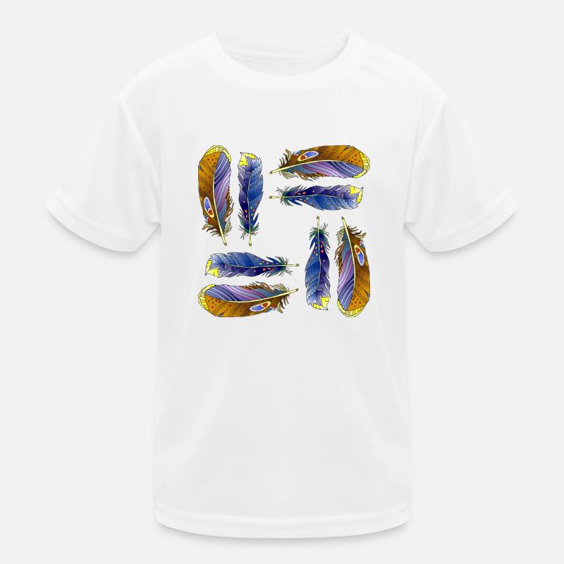 Feder Kinder Funktions-T-Shirt