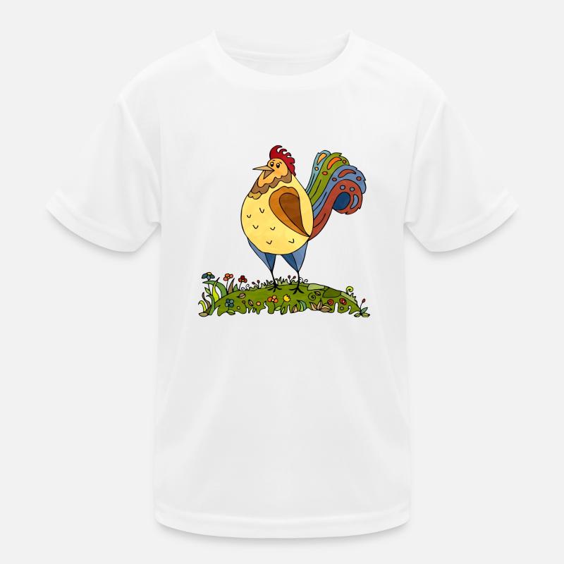 Hahn Kinder Funktions-T-Shirt