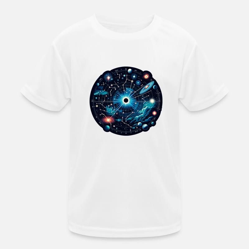 Constellations Celestial phenomena Star map Kids Functional T-Shirt