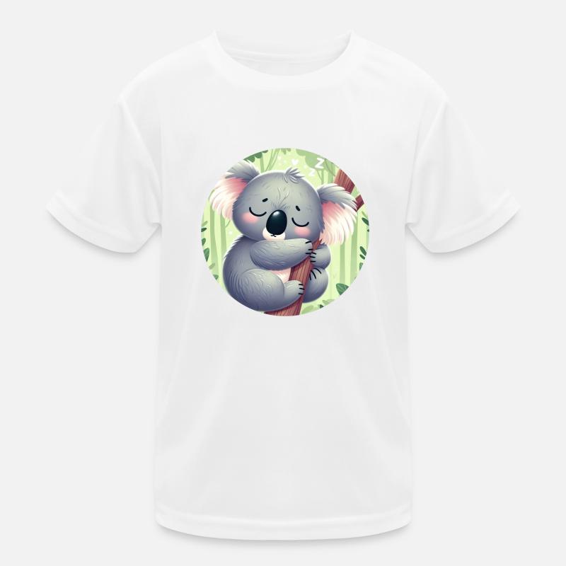 happy koala bear koala Kids Functional T-Shirt