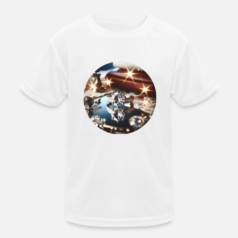 Diamant Kinder Funktions-T-Shirt