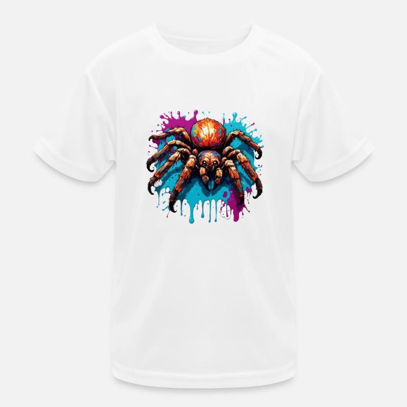 Spider / Web / Pet / Reptile / Eight-legged Kids Functional T-Shirt