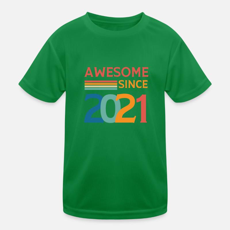 Awesome since 2021 T-shirt sport Enfant