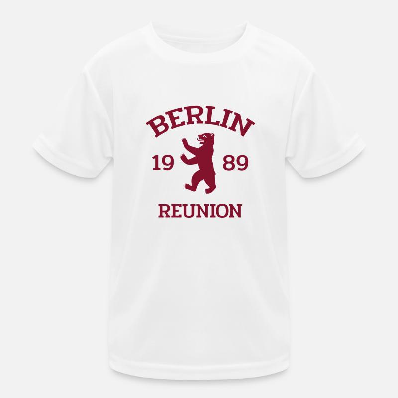 Berlin - 1989 - Reunion - Berliner Bär Kids Functional T-Shirt