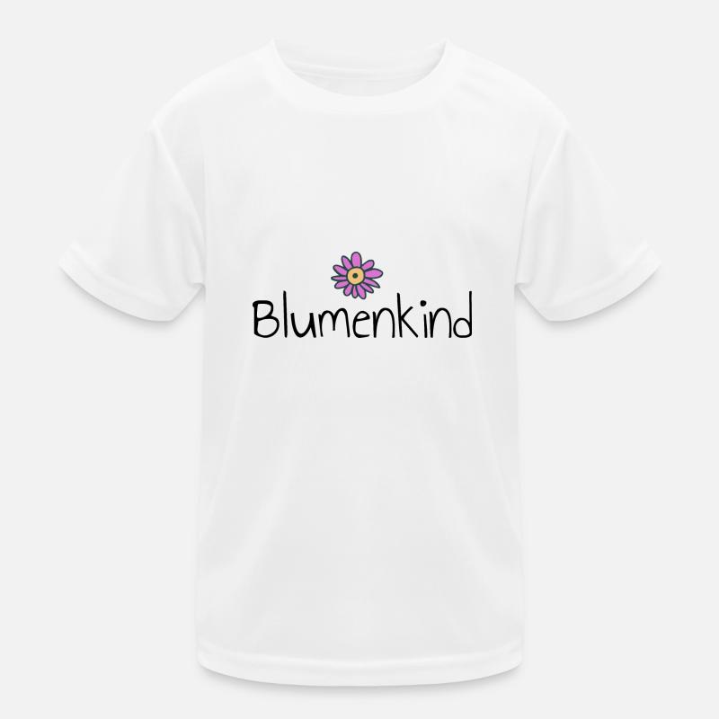 Blumenkind Kinder Funktions-T-Shirt
