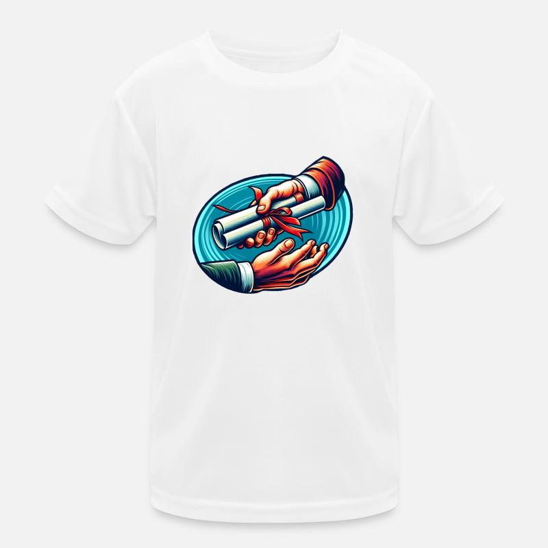 Abschluss Kinder Funktions-T-Shirt