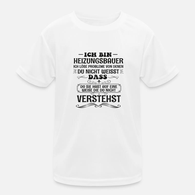 Funny Heating Engineer, Craftsman Profession, Gift Kids Functional T-Shirt