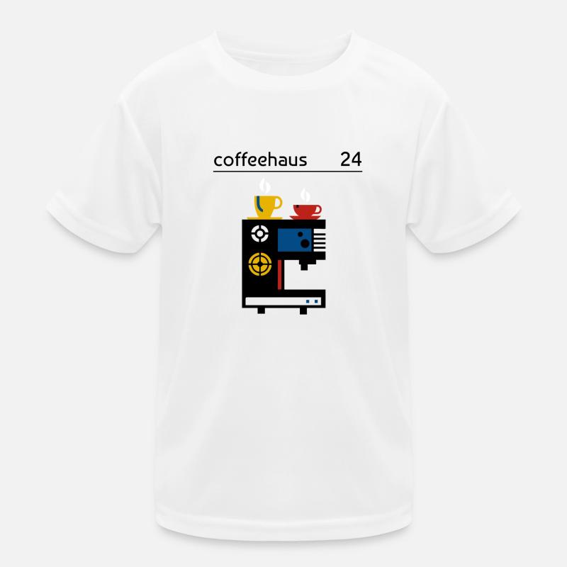 Bauhaus Kaffeemaschine Kinder Funktions-T-Shirt
