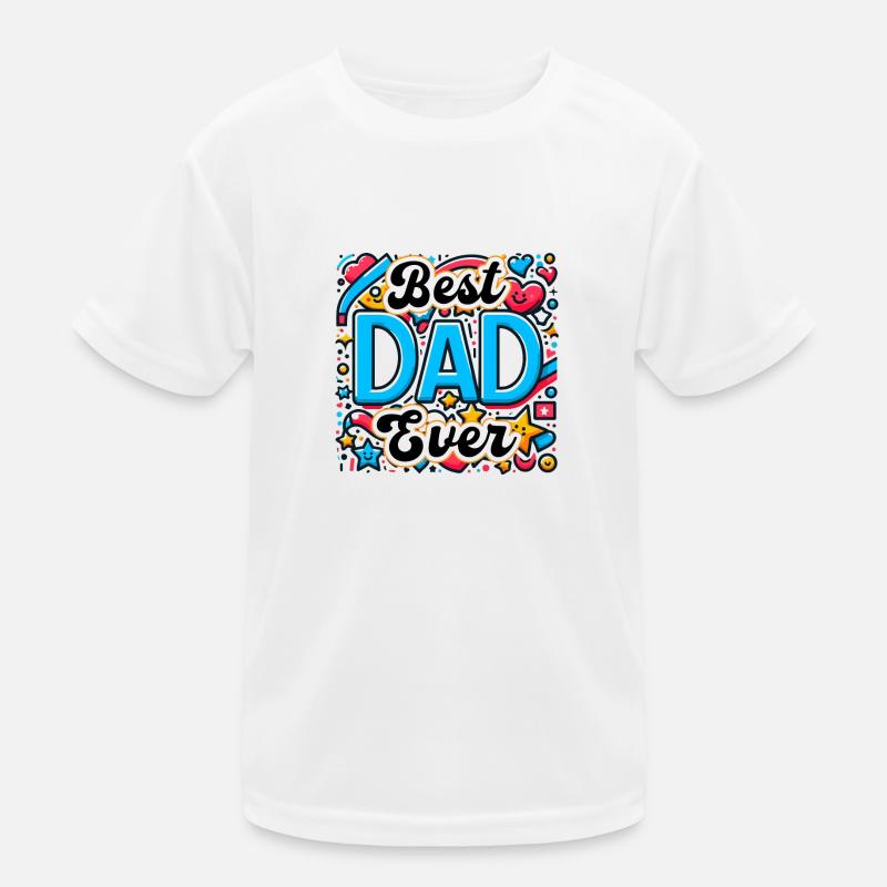 BGSM BEST DAD EVER Kids Functional T-Shirt