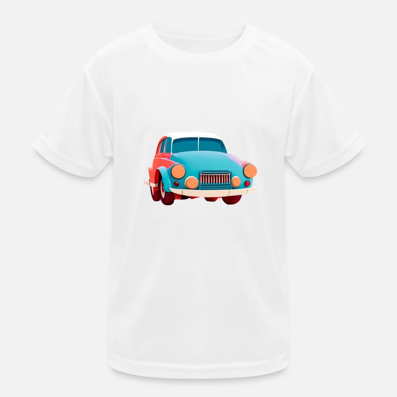 altes Abstraktes Auto Kinder Funktions-T-Shirt