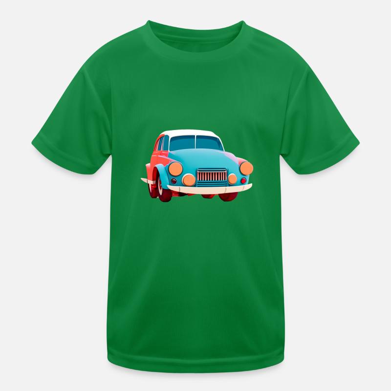 Old Abstract Car Kids Functional T-Shirt