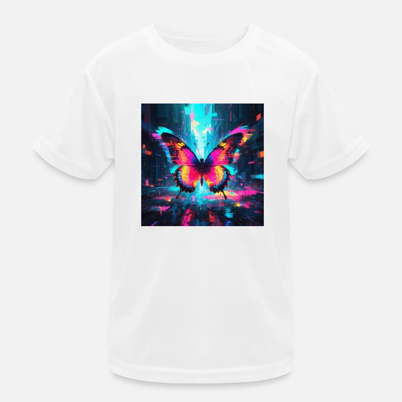 Papillon Néon T-shirt sport Enfant