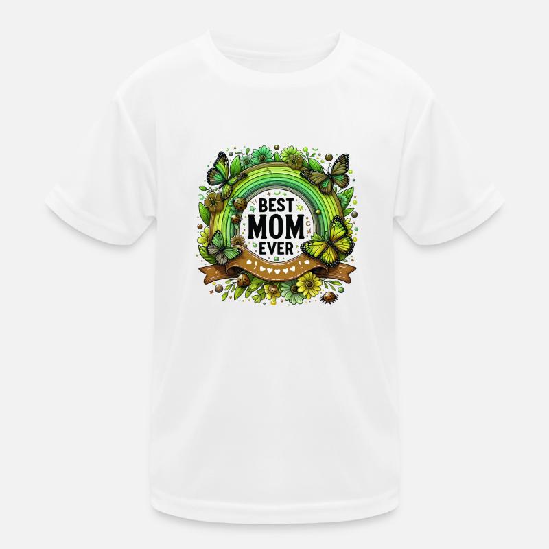 Die beste Mutter der Welt Mutter Mutter Beste Supermutter Kinder Funktions-T-Shirt