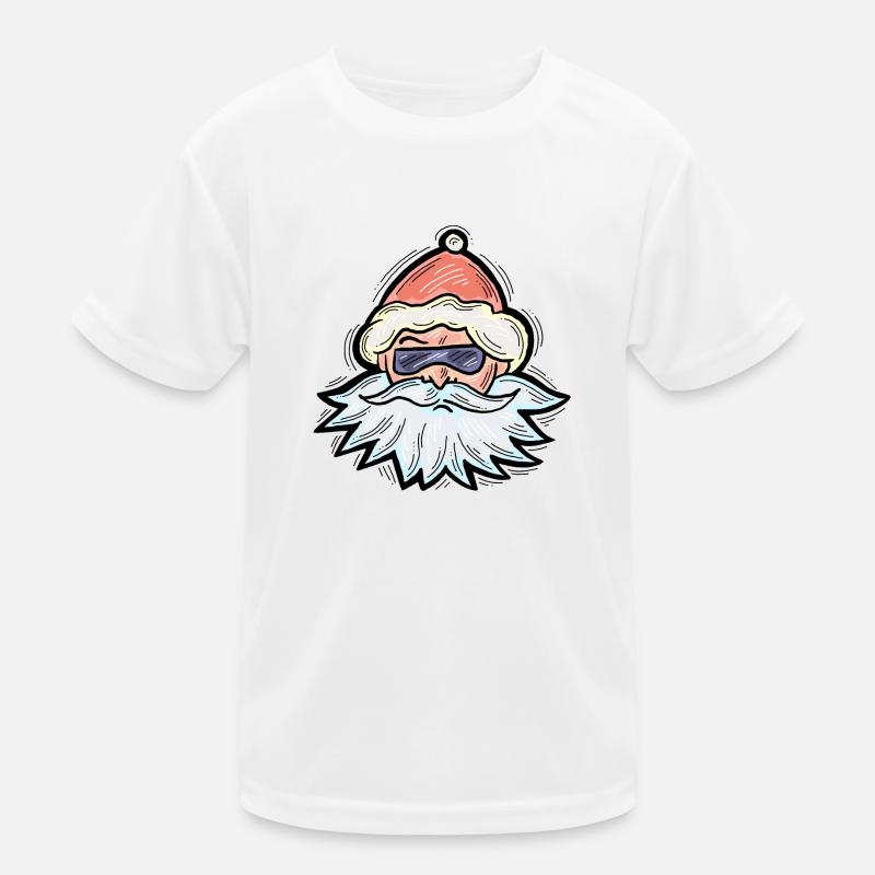 Weihnachtsmann Kinder Funktions-T-Shirt