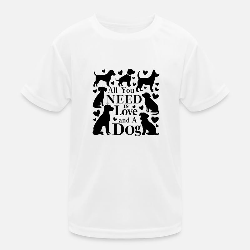 chiot chien T-shirt sport Enfant