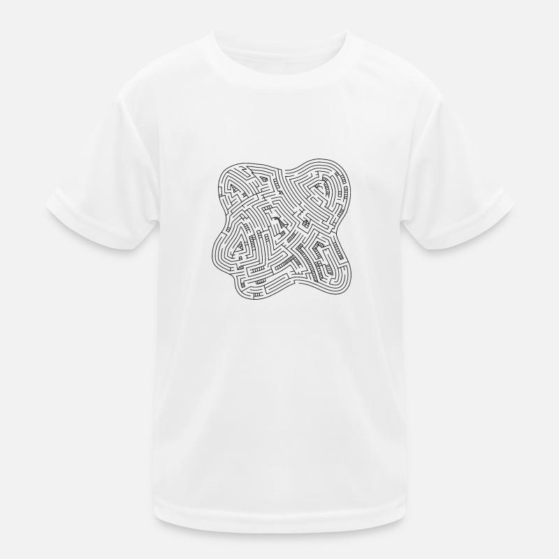 Labyrinthe 3 (version noire) T-shirt sport Enfant