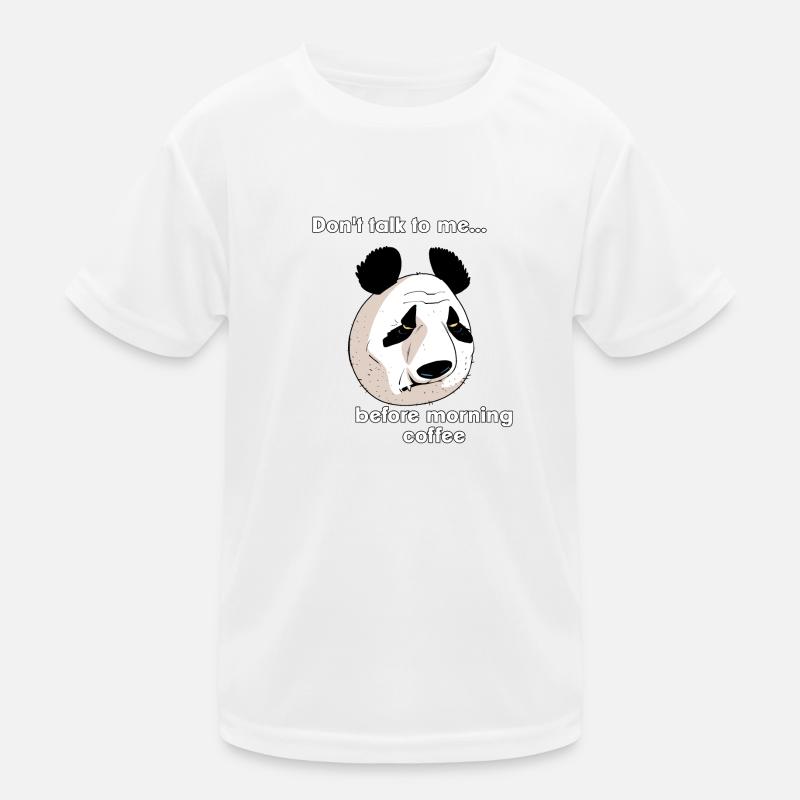 Le café du matin (version anglophone) T-shirt sport Enfant