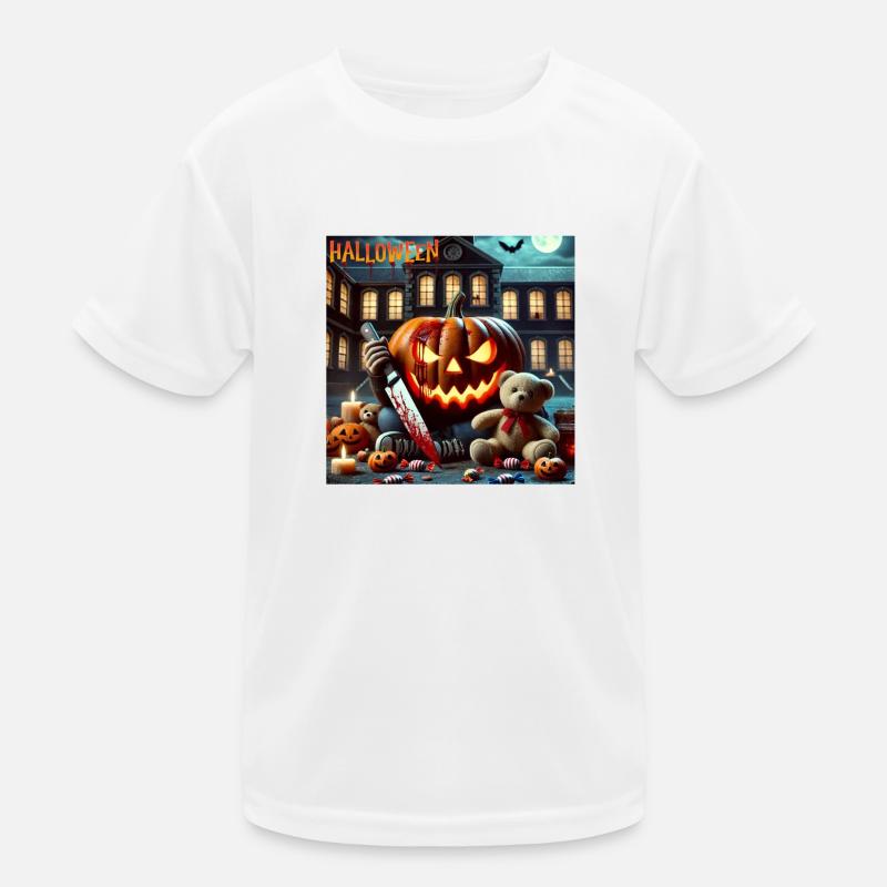 Blutiges Halloween Kinder Funktions-T-Shirt