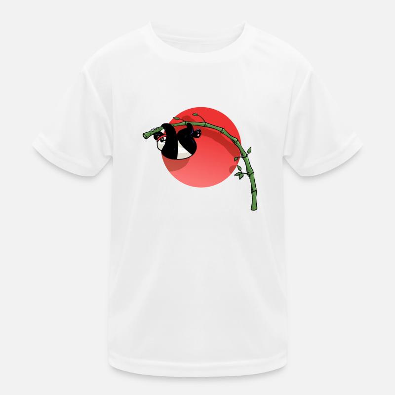 Perched Panda Kids Functional T-Shirt