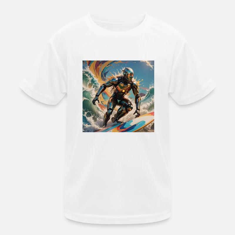 Surfrobot Kinder Funktions-T-Shirt