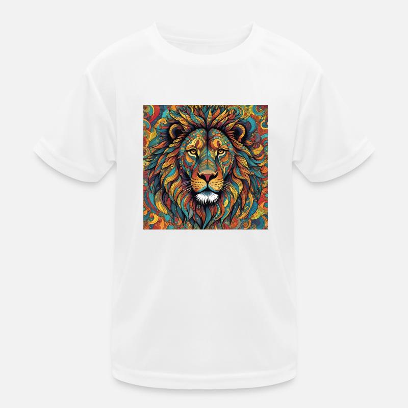 Couleur lion T-shirt sport Enfant
