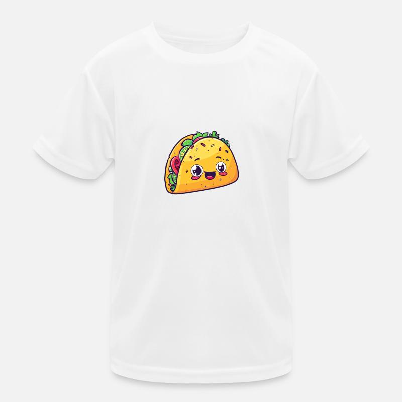 Taco mit Gesicht Kinder Funktions-T-Shirt