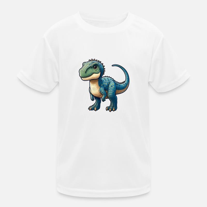 Wildtier-Dinosaurier Kinder Funktions-T-Shirt