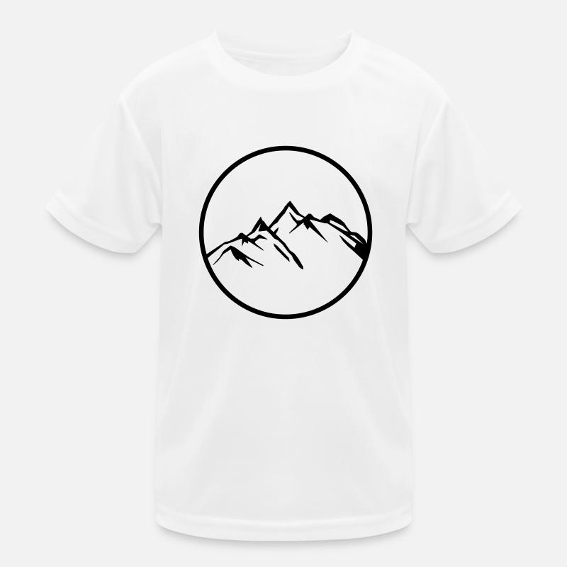 mountains mountains Kids Functional T-Shirt