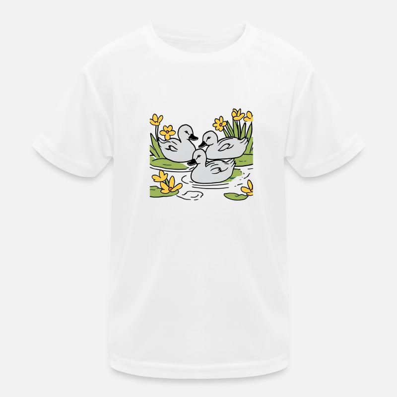 Entchen Kinder Funktions-T-Shirt
