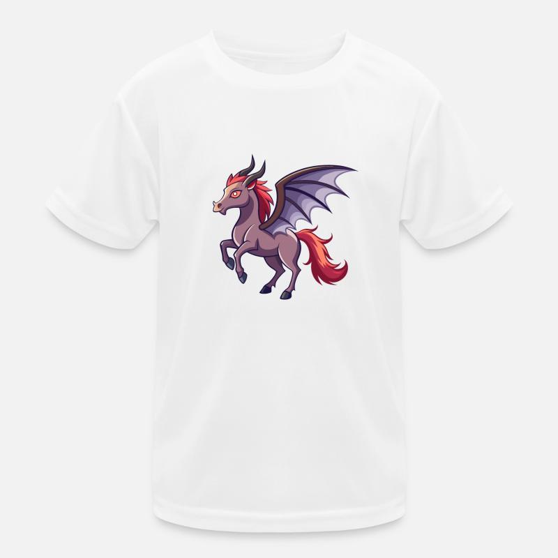 Dämonenpferd - Frech und Niedlich Kinder Funktions-T-Shirt