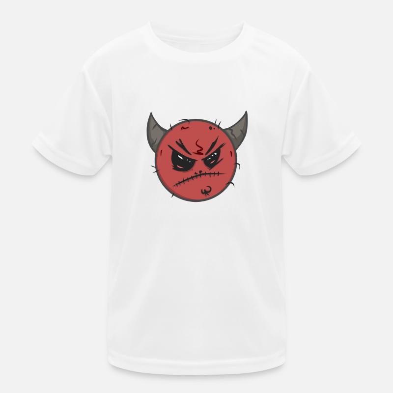 Grimmiger Comic-Teufel – Das Halloween-Shirt Kinder Funktions-T-Shirt