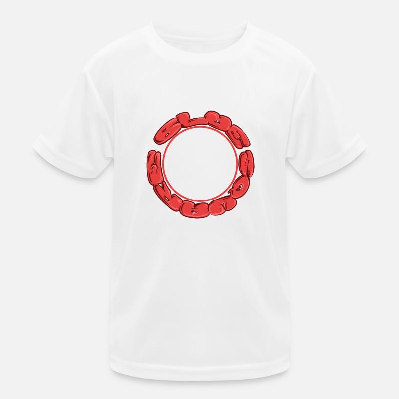 Blue Square Kids Functional T-Shirt