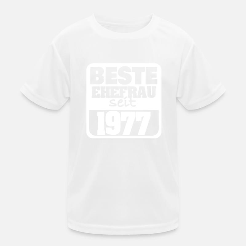Frau 1977 Kinder Funktions-T-Shirt