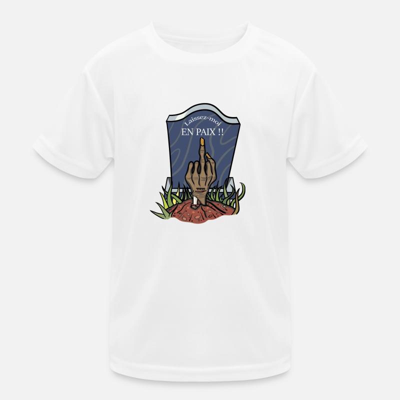 Zombie-Hand! - Kinder Funktions-T-Shirt - Weiß