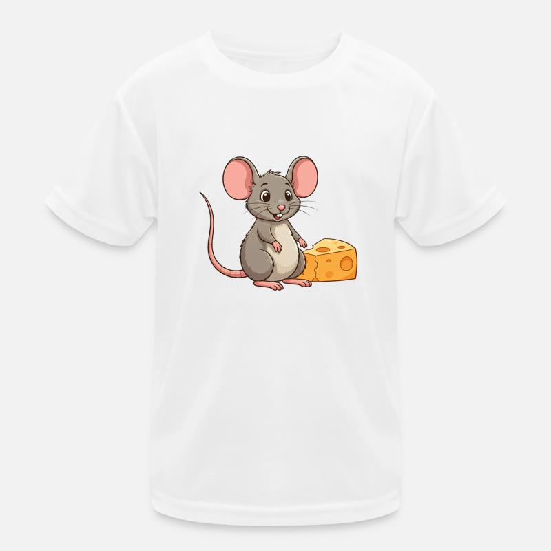 Mouse - Kids Functional T-Shirt - white