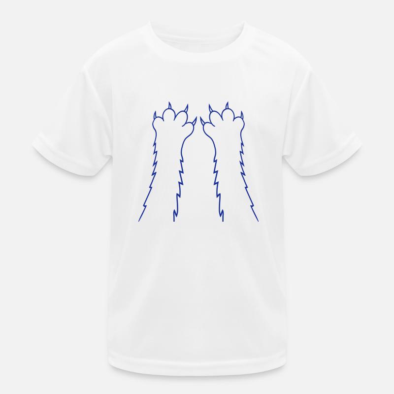 Cats, claws, paws, paws, sharp claws, scratching Kids Functional T-Shirt