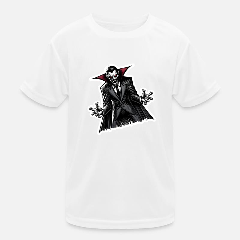 Blutsauger schräg Kinder Funktions-T-Shirt