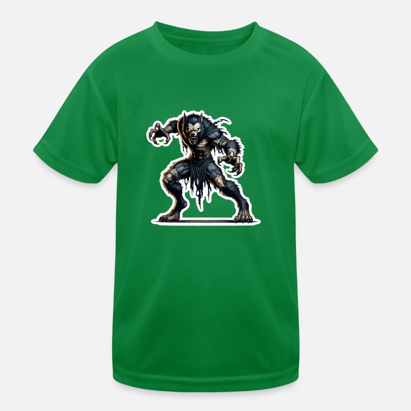 Werwolf Kinder Funktions-T-Shirt