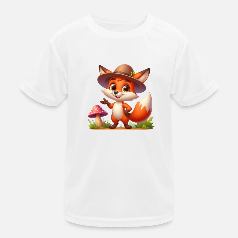 Fuchs Herbst 9 Kinder Funktions-T-Shirt