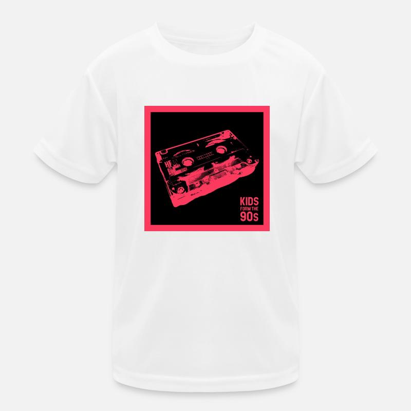 Kids from the 90s - bold red MC feeling Kinder Funktions-T-Shirt