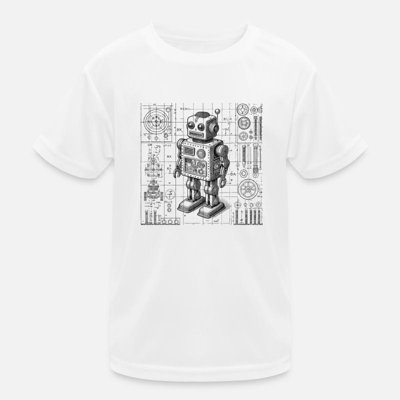 Robot Kids Functional T-Shirt