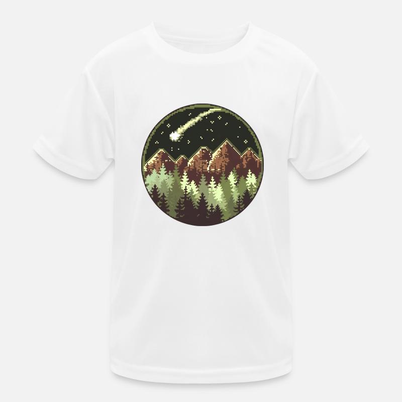 Forêt de pixels T-shirt sport Enfant
