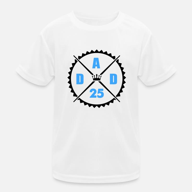 Dad 25 Kinder Funktions-T-Shirt