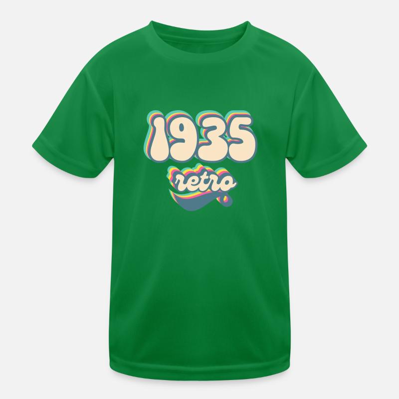 1935 Retro Geschenkidee Kinder Funktions-T-Shirt