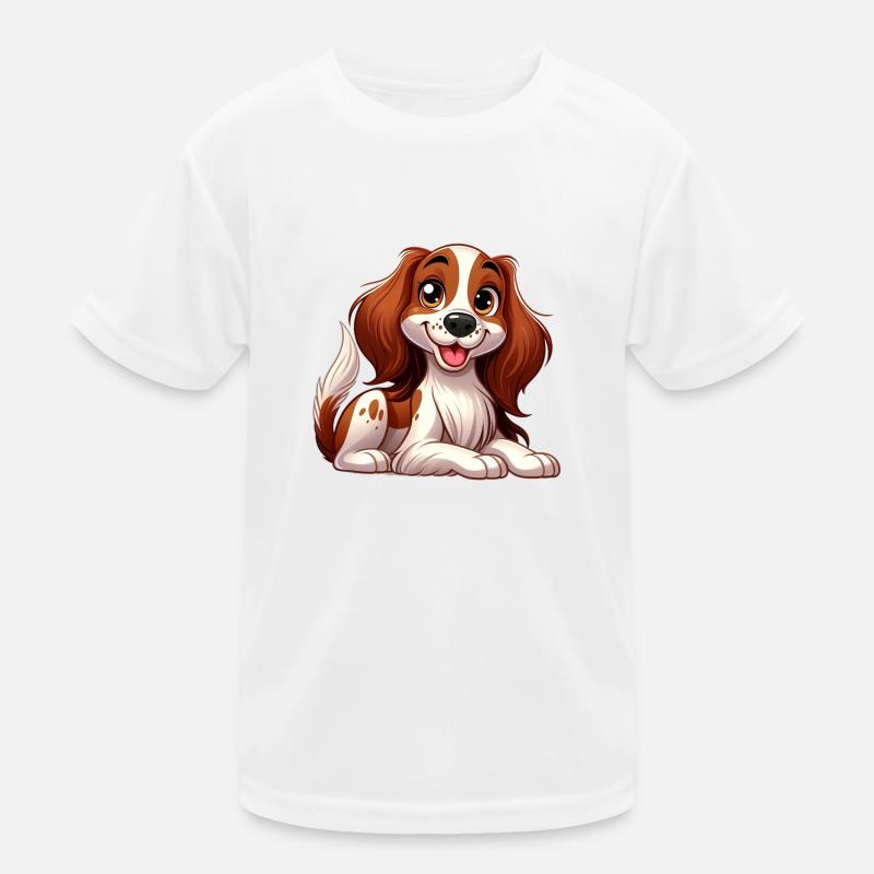 Brittany Spaniel Kids Functional T-Shirt