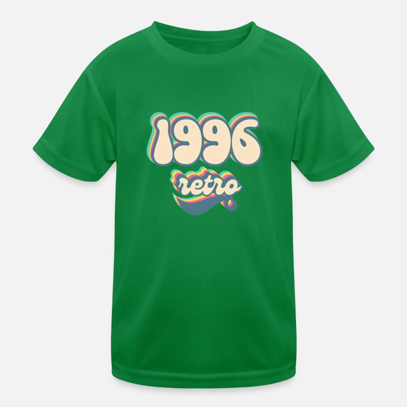 1996 Retro Gift Idea Kids Functional T-Shirt