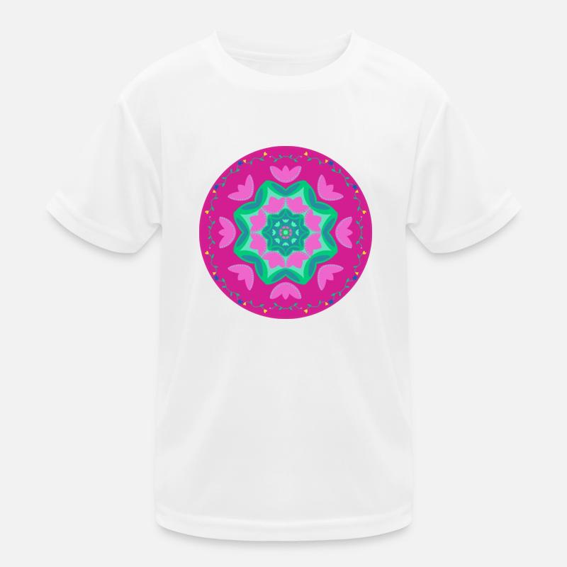 Tulipa Circle pink Kids Functional T-Shirt