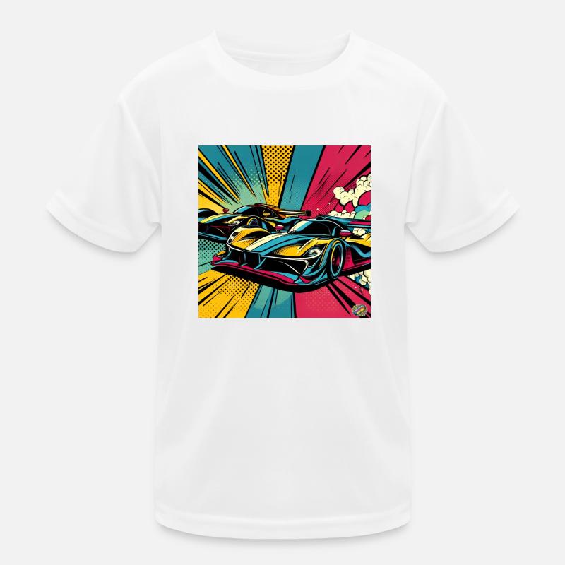 GT Vehicle Popart Kids Functional T-Shirt