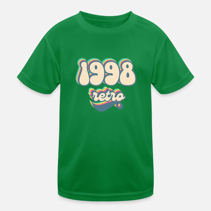 1998 Retro Geschenkidee Kinder Funktions-T-Shirt
